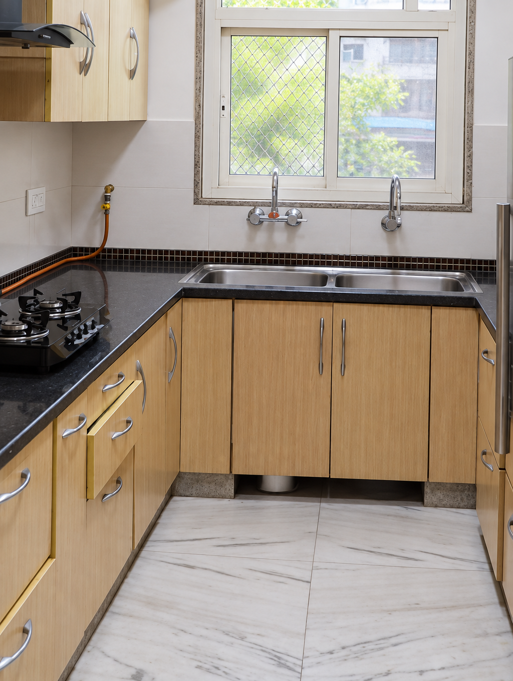 In-house kitchen at Cambridge Montessori Shalimar Bagh